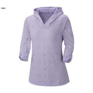 Columbia burnout layering hoodie